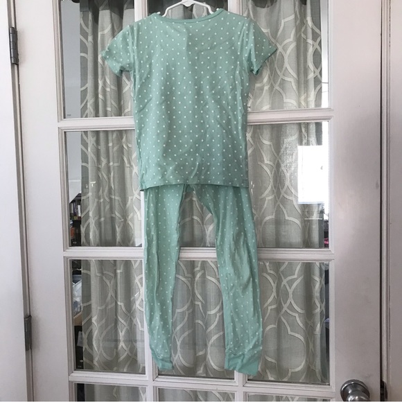Carters’ 100% cotton PJs size 8 light blue avocado pajama short sleeve set sprin - Picture 3 of 5